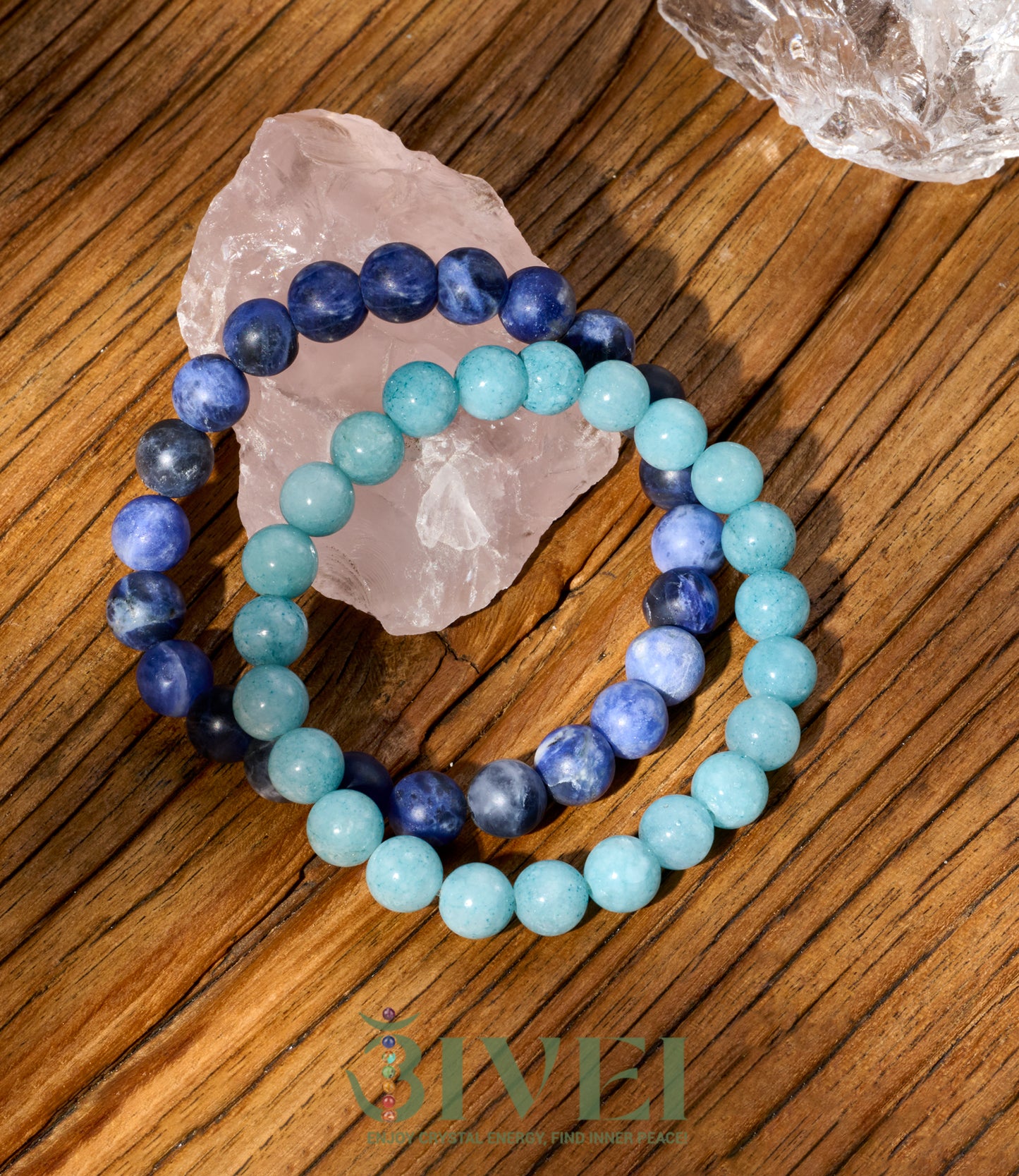 Natural Healing Crystal Bead Bracelet