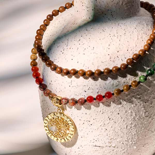 tree of life 108 mala beads