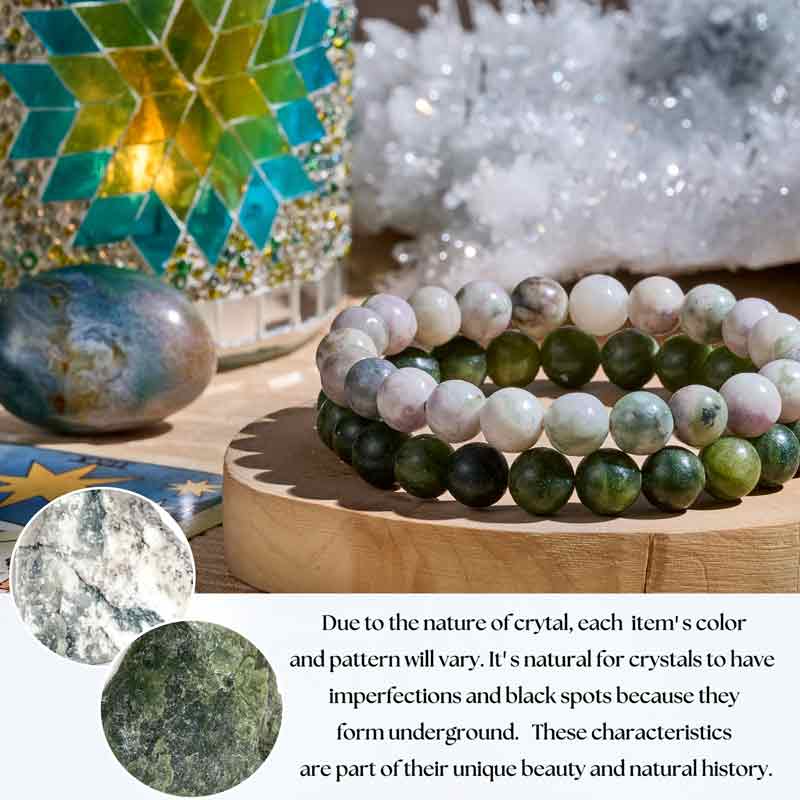 Natural Healing Crystal Bead Bracelet
