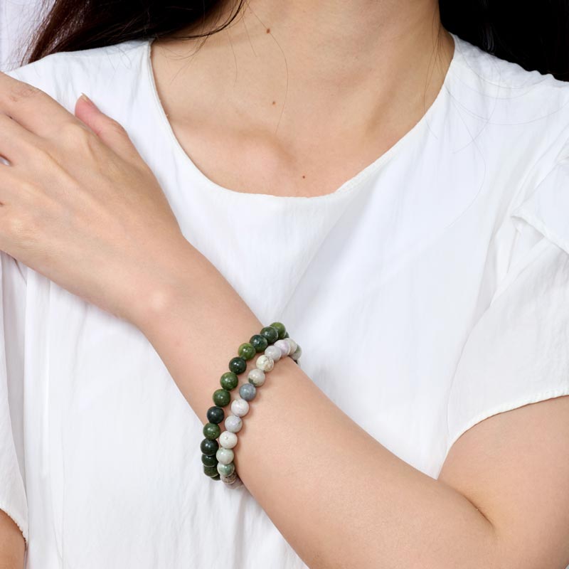 Natural Healing Crystal Bead Bracelet