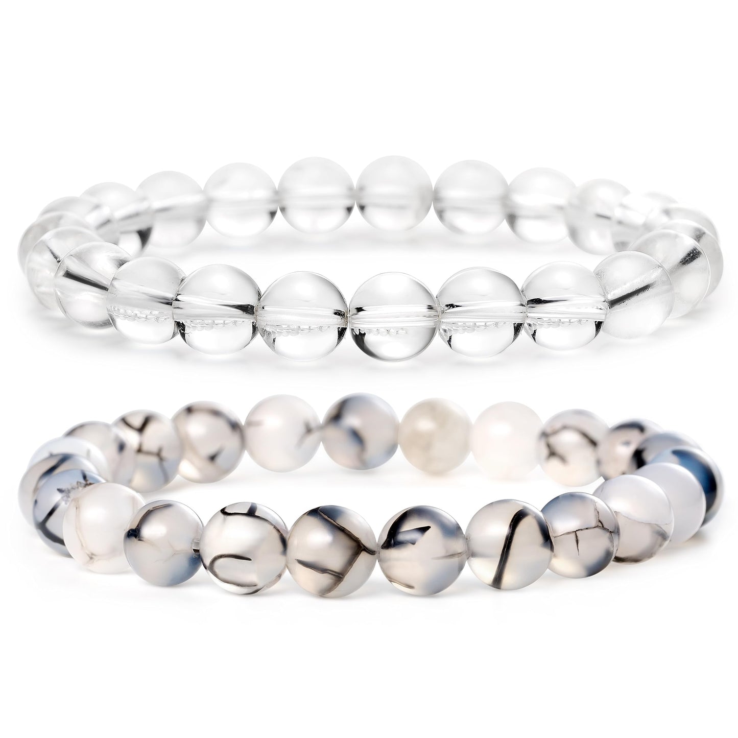 Natural Healing Crystal Bead Bracelet