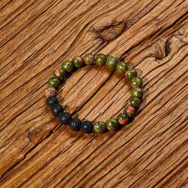 dragon Bloodstone crystal bracelet