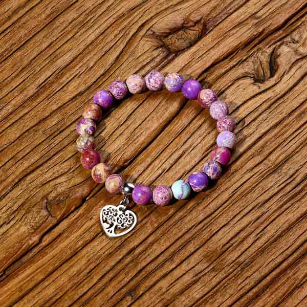 purple sea sediment bracelet