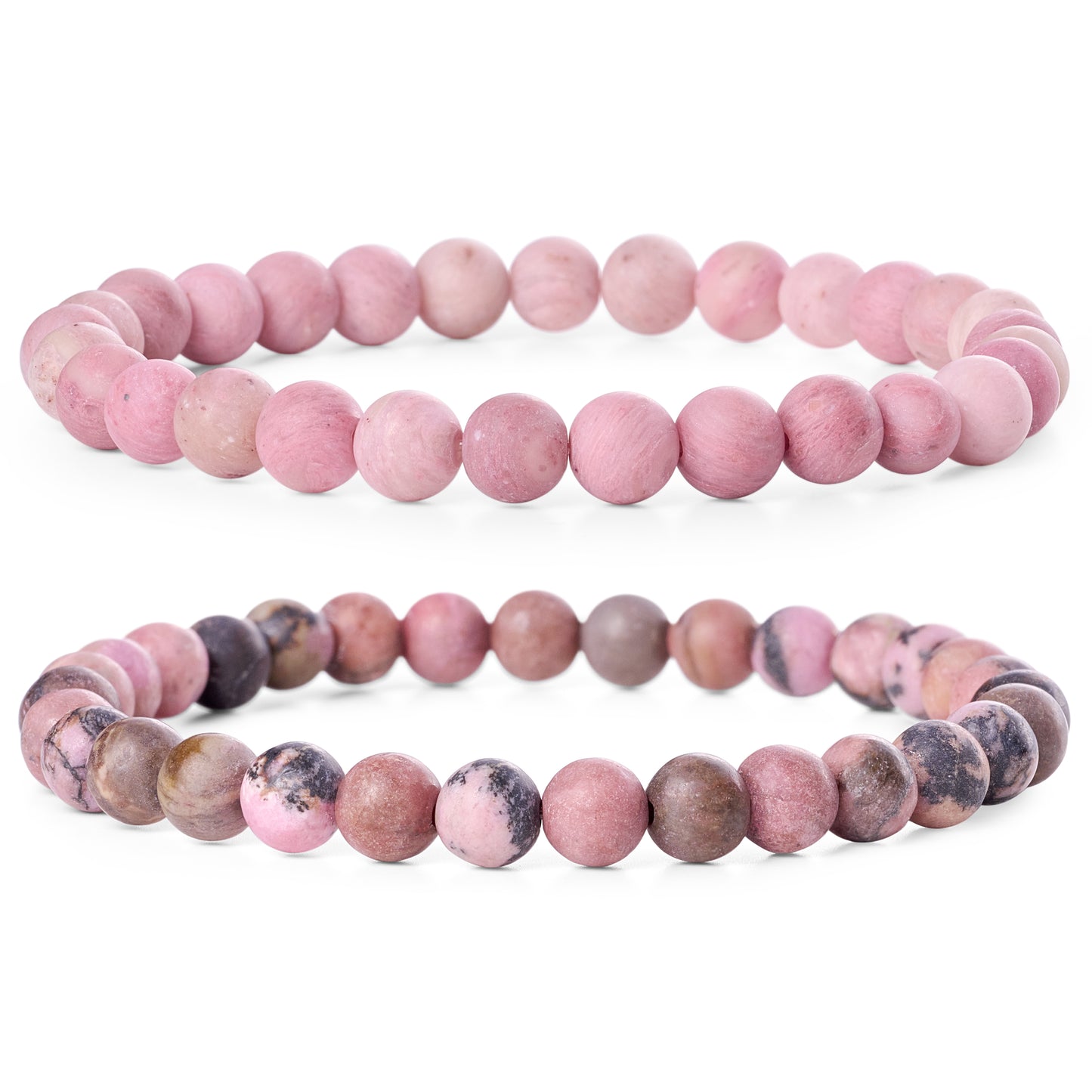 6mm Semi Precious Healing Crystal Bracelet