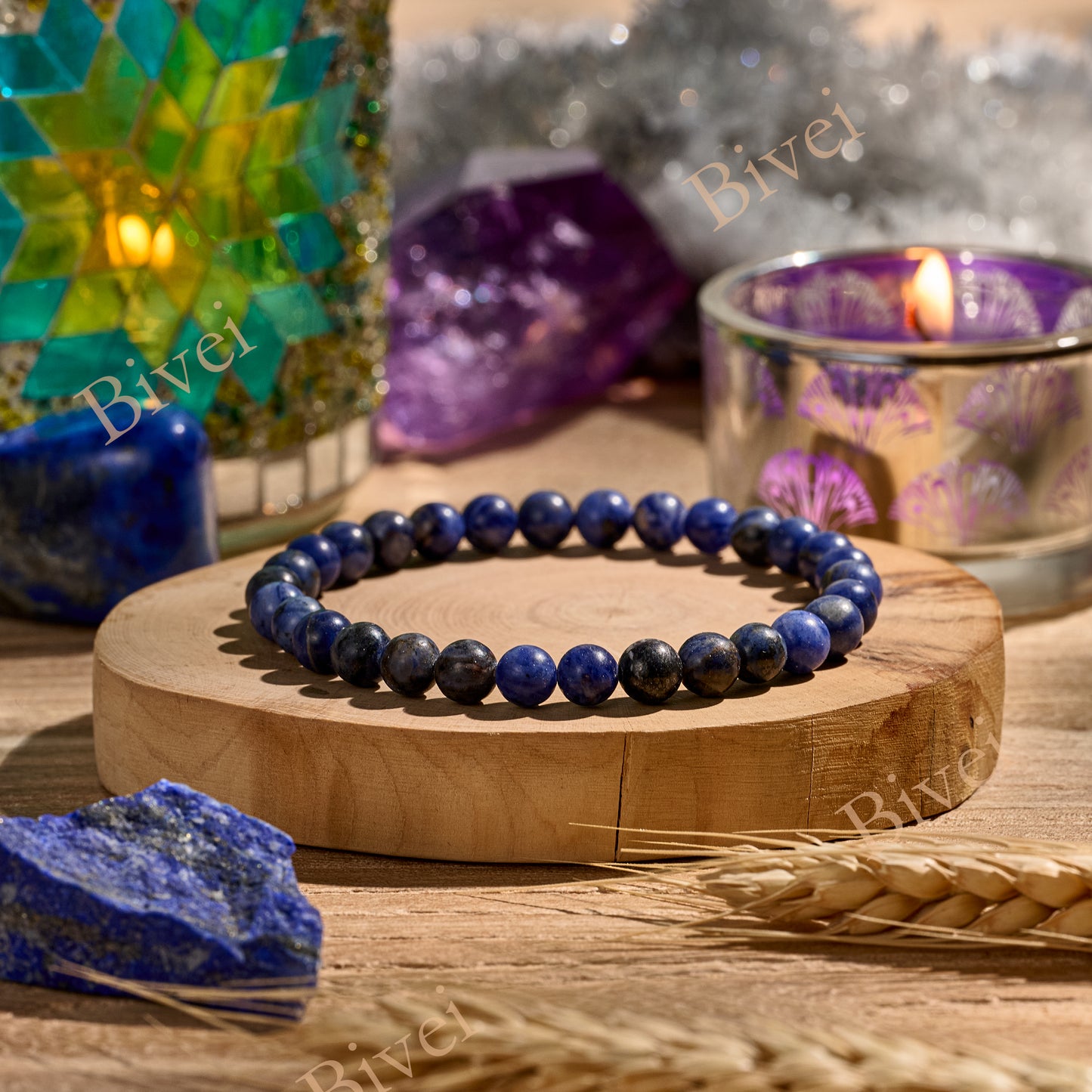 6mm Semi Precious Natural Stone Bracelets