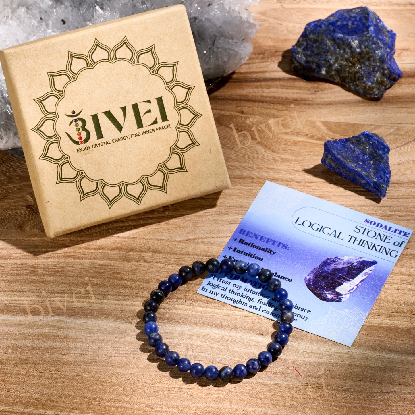 6mm Semi Precious Natural Stone Bracelets