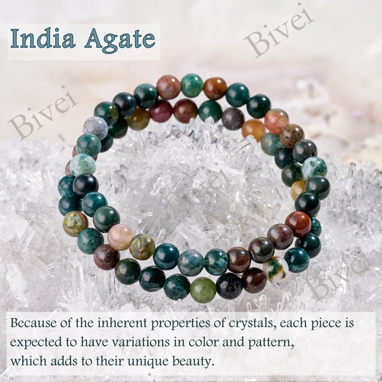 6mm Semi Precious Natural Stone Bracelets