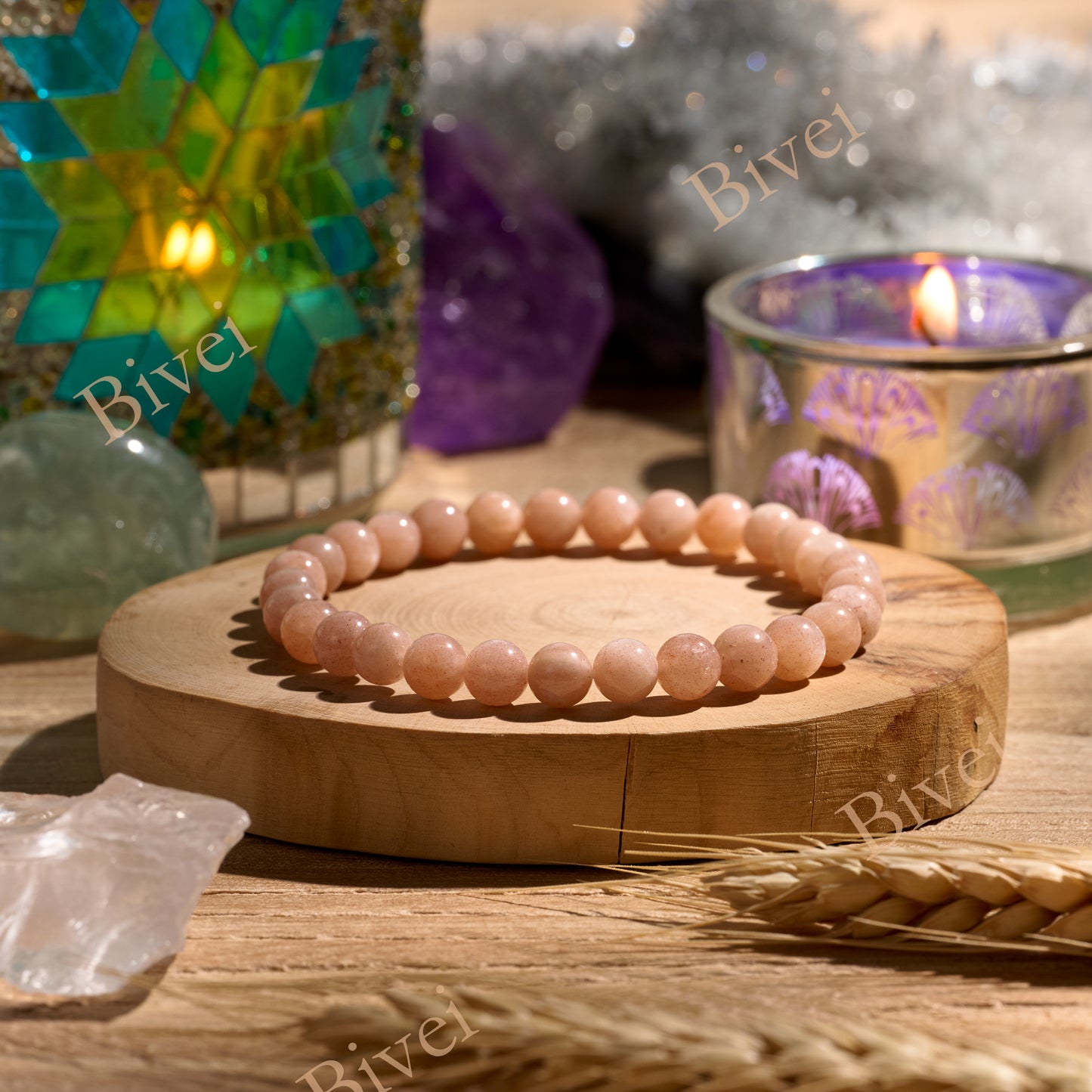 6mm Semi Precious Natural Stone Bracelets