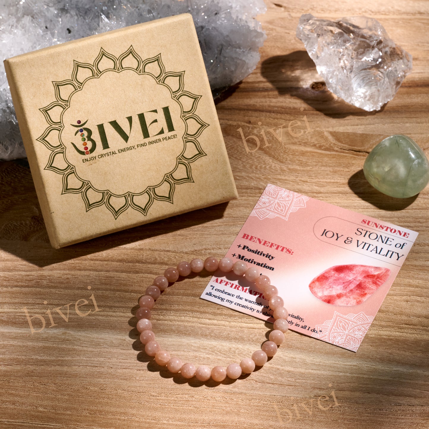 6mm Semi Precious Natural Stone Bracelets