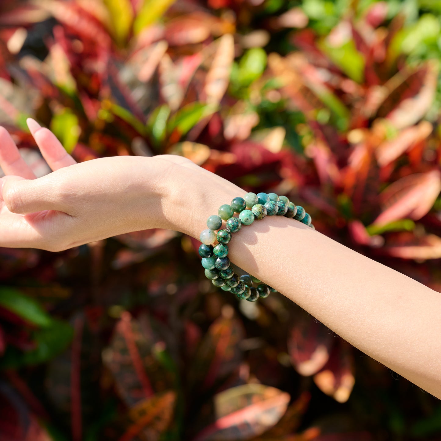 Natural Healing Crystal Bead Bracelet