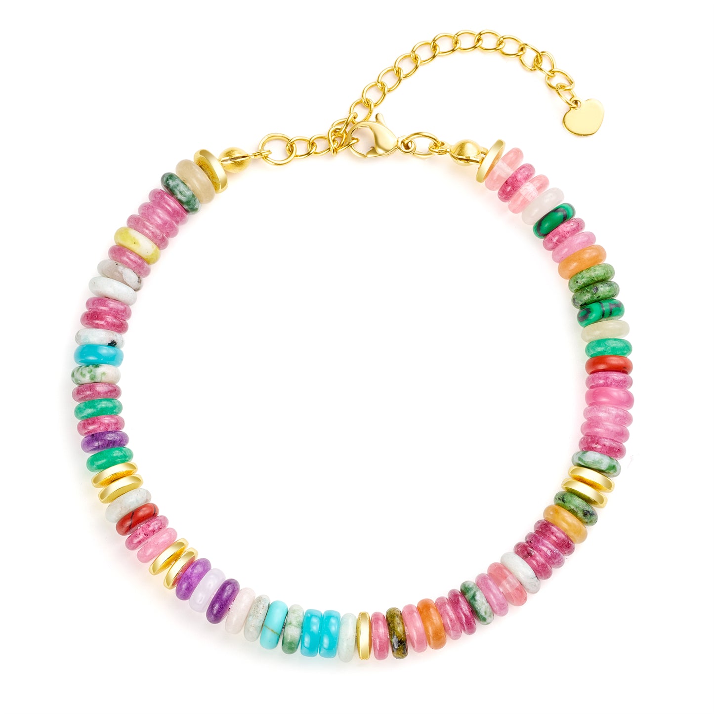 Handmade Crystals Link Bracelet for Women