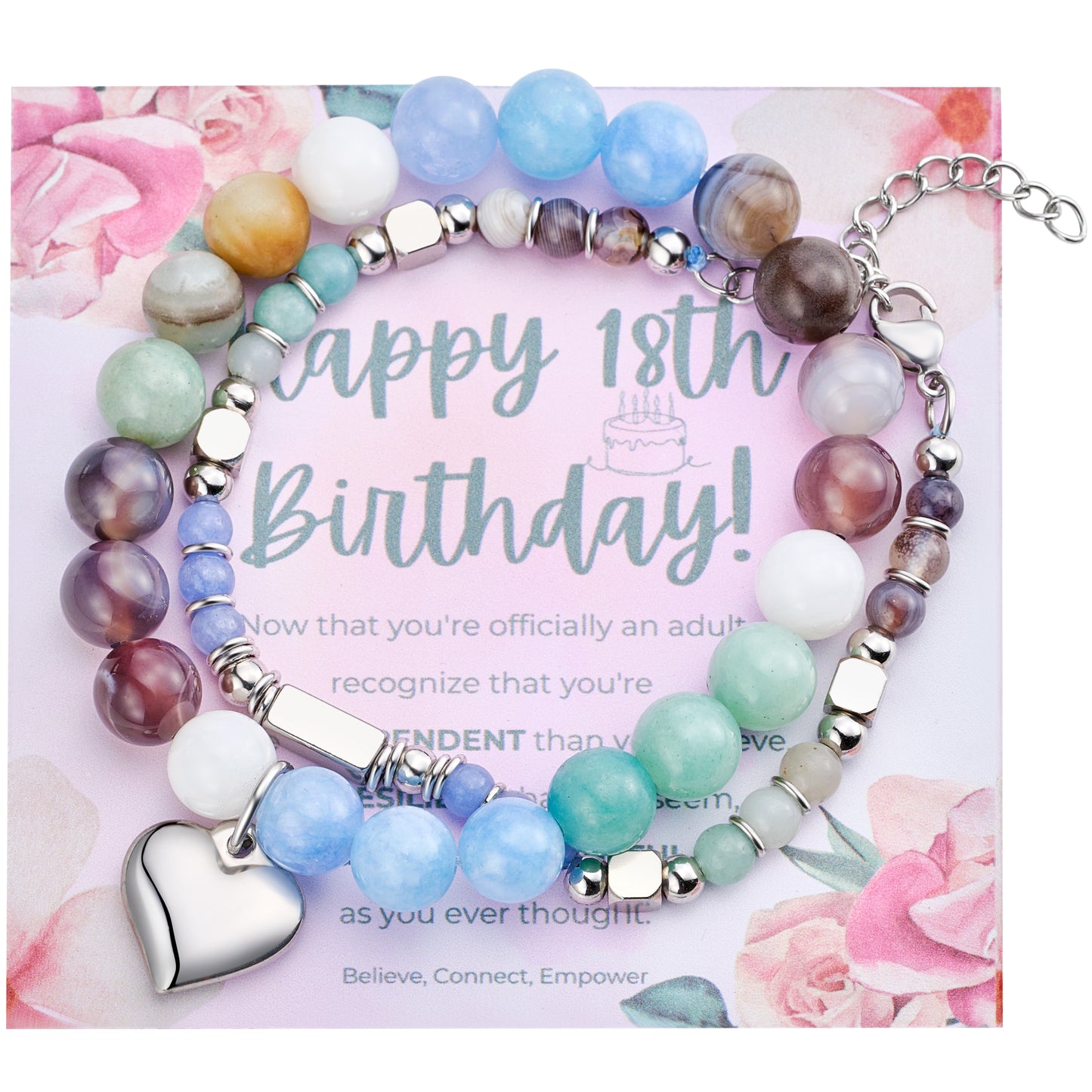 16/18th Birthday Healing Bracelet Gifts for Girls