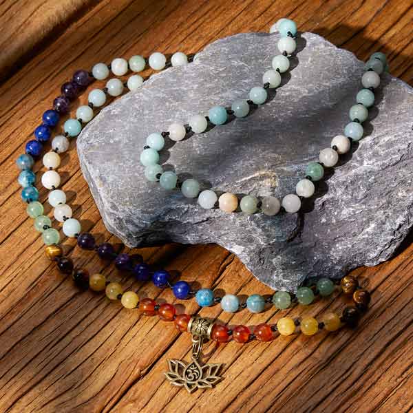 chakra bracelet real stones