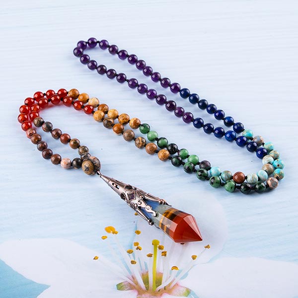 meditate with mala beads