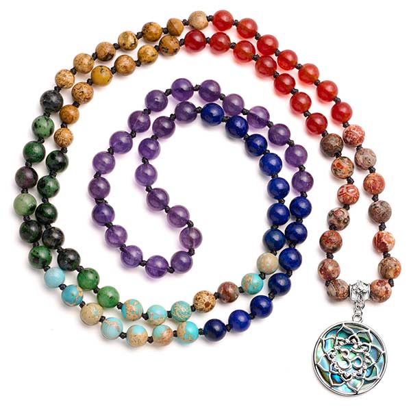 7 Chakra Mala Meditation Beads