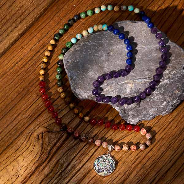 7 Chakra Mala Meditation Beads