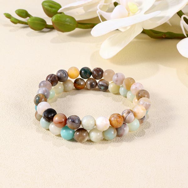 Tranquil Harmony Amazonite Crystal healing Bracelets