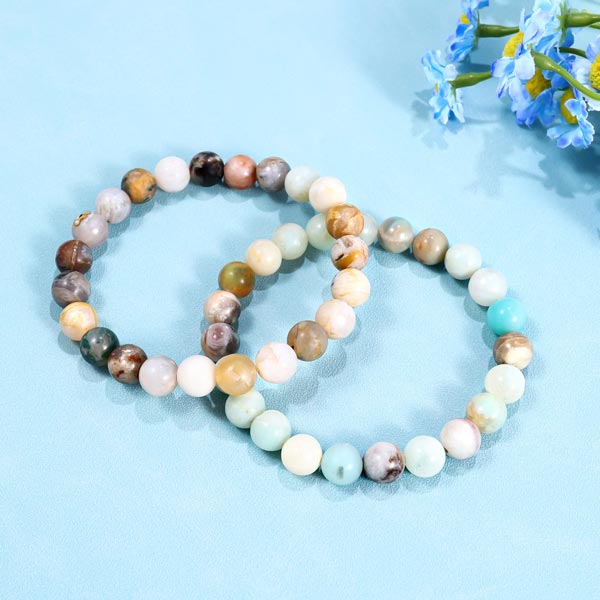 Tranquil Harmony Amazonite bead Bracelets