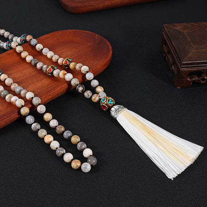 meditate with mala beads