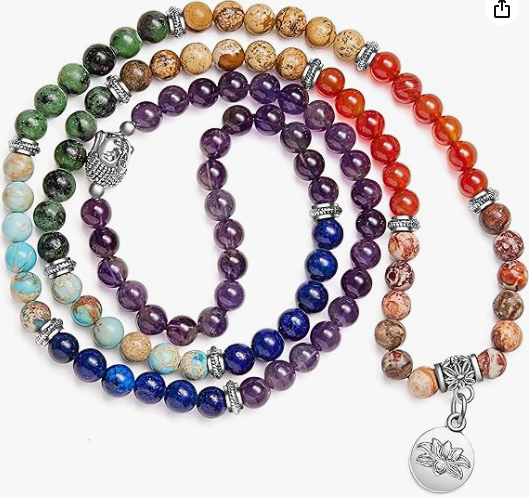 Harmonia Spectorum Lotus Prayer Mala Beads