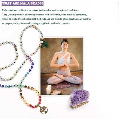 meditate with mala beads