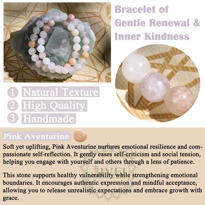 Natural Healing Crystal Bead Bracelet