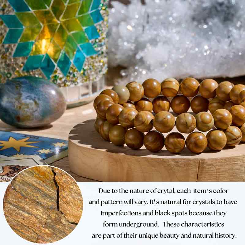 Natural Healing Crystal Bead Bracelet