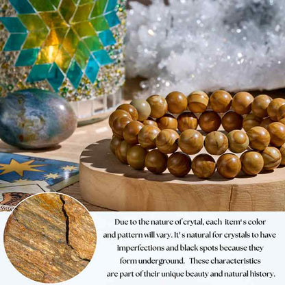 Natural Healing Crystal Bead Bracelet