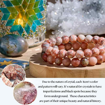 Natural Healing Crystal Bead Bracelet