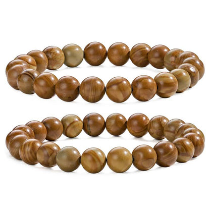 Natural Healing Crystal Bead Bracelet