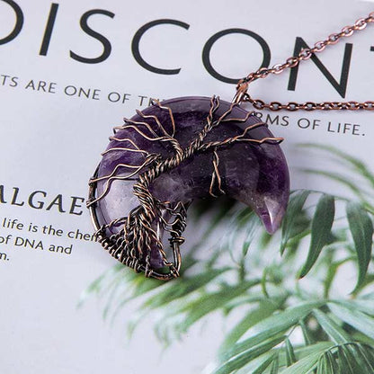 Tranquil Soul Amethyst Crystal Necklace