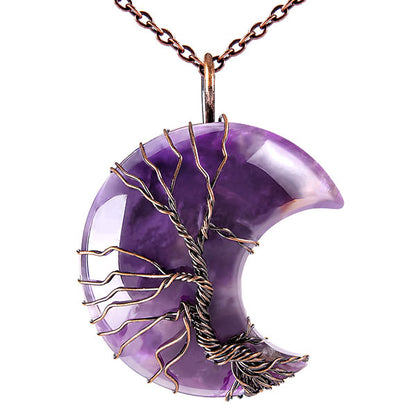 Tranquil Soul Amethyst Crystal Necklace