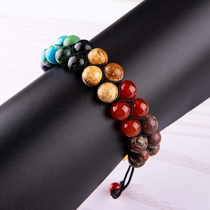 8mm Chakra Meditation Yoga Gemstone Bracelets