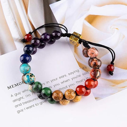 8mm Chakra Meditation Yoga Gemstone Bracelets