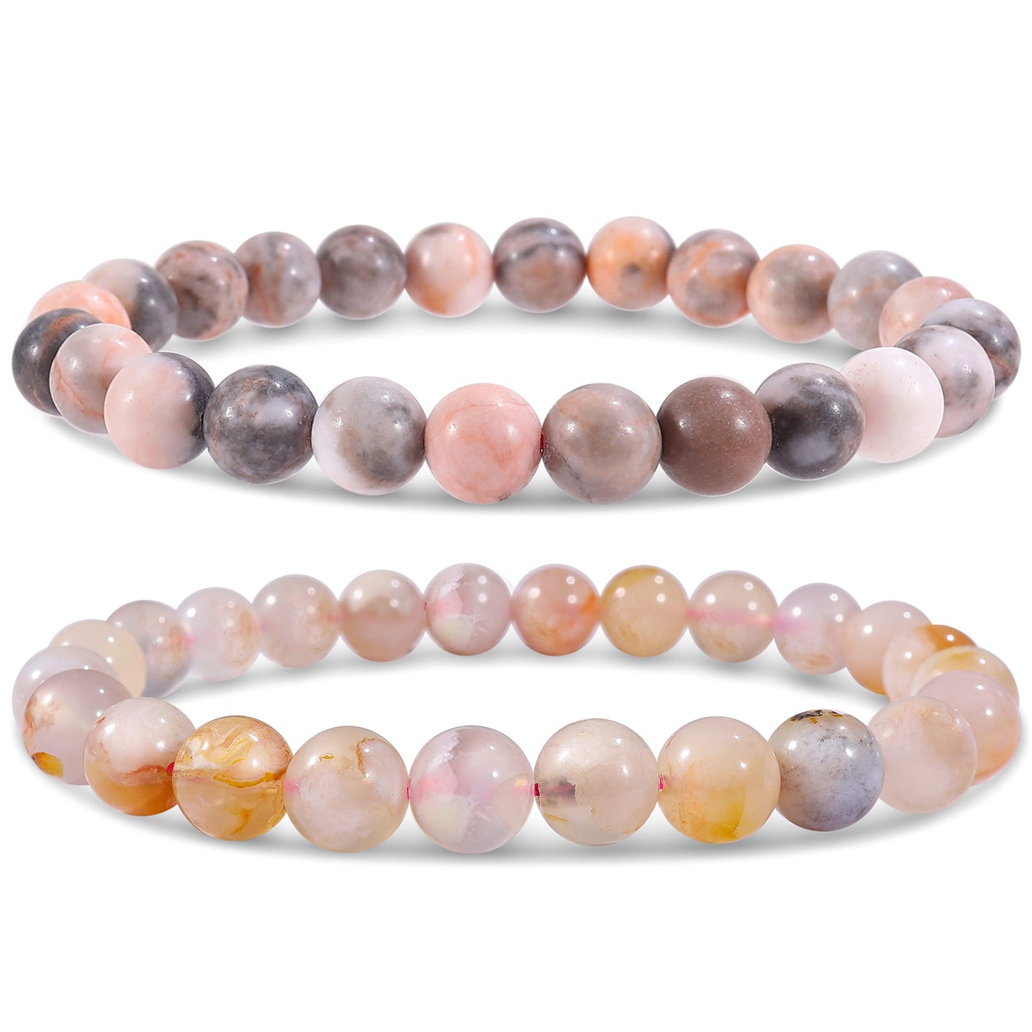 Natural Healing Crystal Bead Bracelet