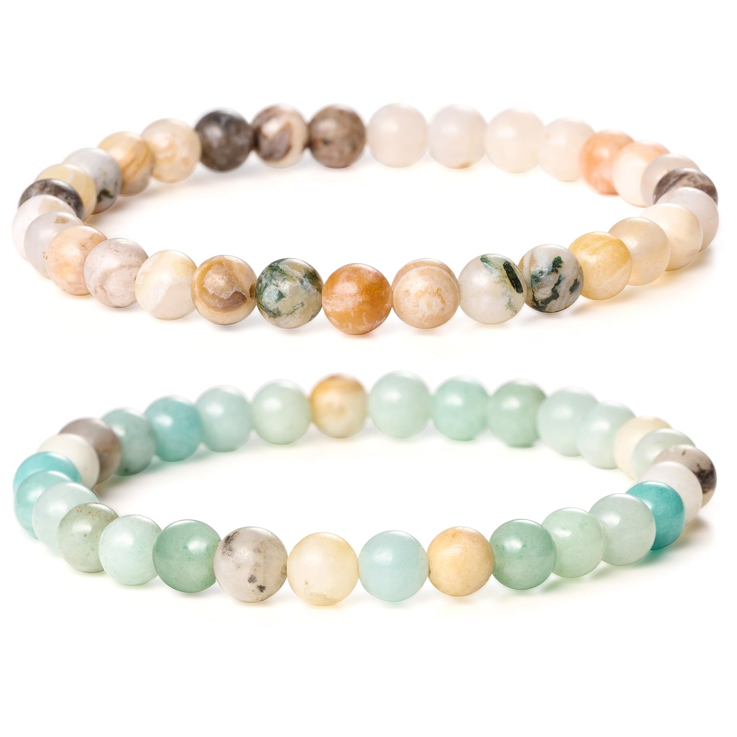 Natural Healing Crystal Bead Bracelet