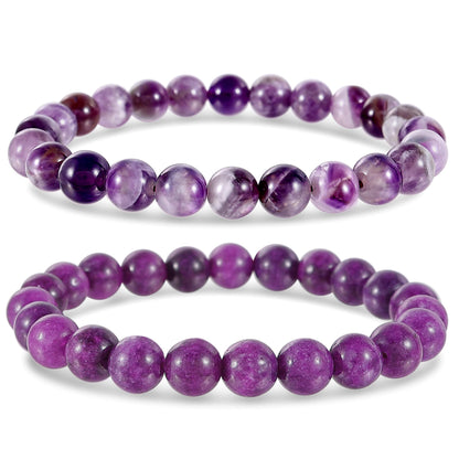 Natural Healing Crystal Bead Bracelet