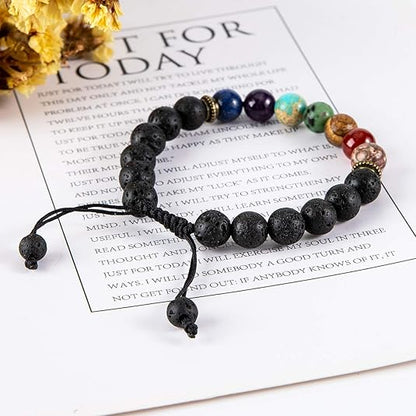 8mm Chakra Meditation Yoga Gemstone Bracelets