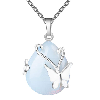 Crystal Butterfly Necklaces for Women