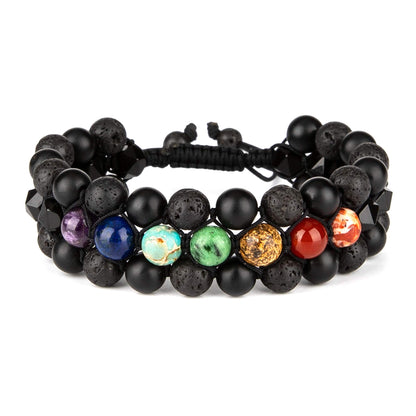 8mm Lava Rock Stone Bracelets for Men