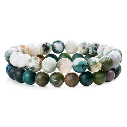 Natural Healing Crystal Bead Bracelet