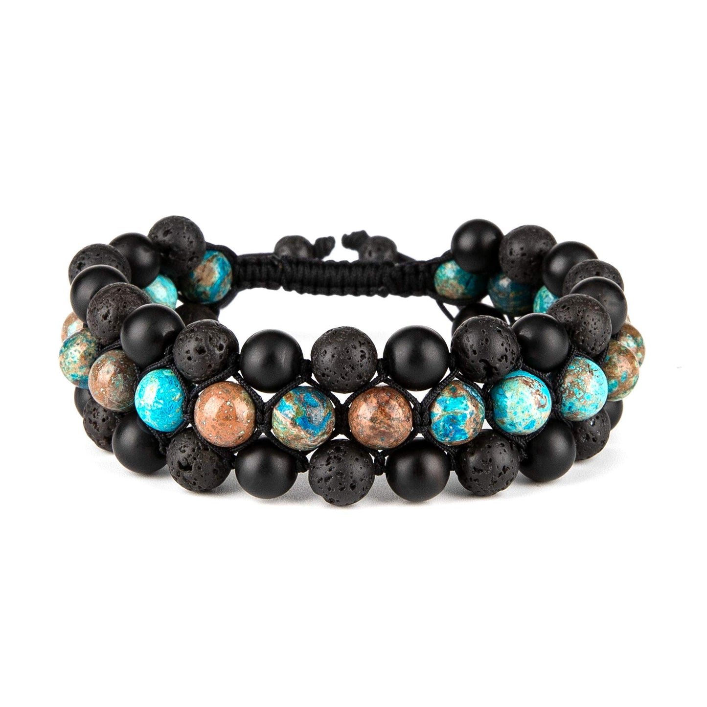 8mm Lava Rock Stone Bracelets for Men