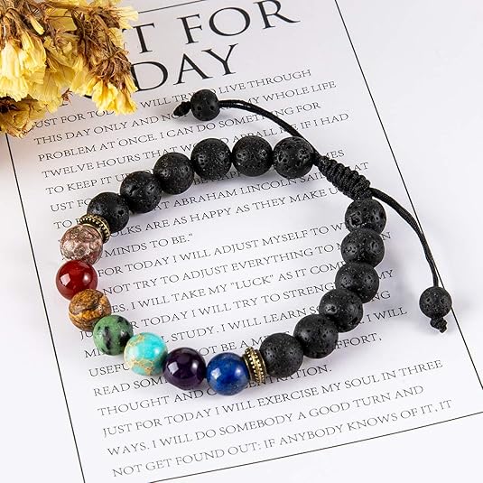 8mm Chakra Meditation Yoga Gemstone Bracelets