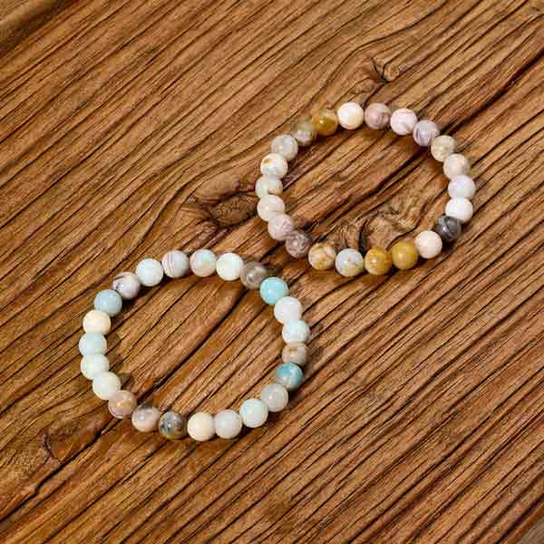 Tranquil Harmony Amazonite Crystal Bracelets