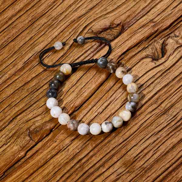 Bamboo Leaf Agate bracelet