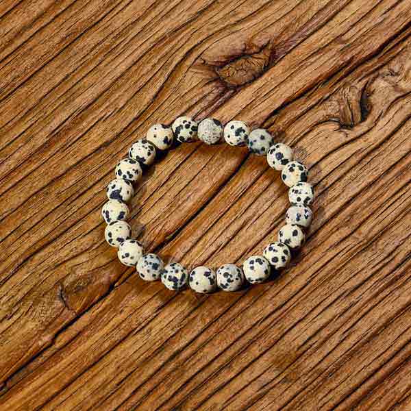Dalmatian Jasper crystal bracelet