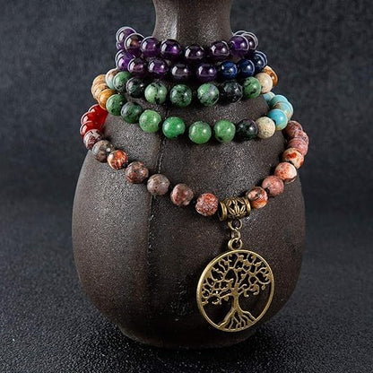 108 Mala Beads Meditation Bracelet