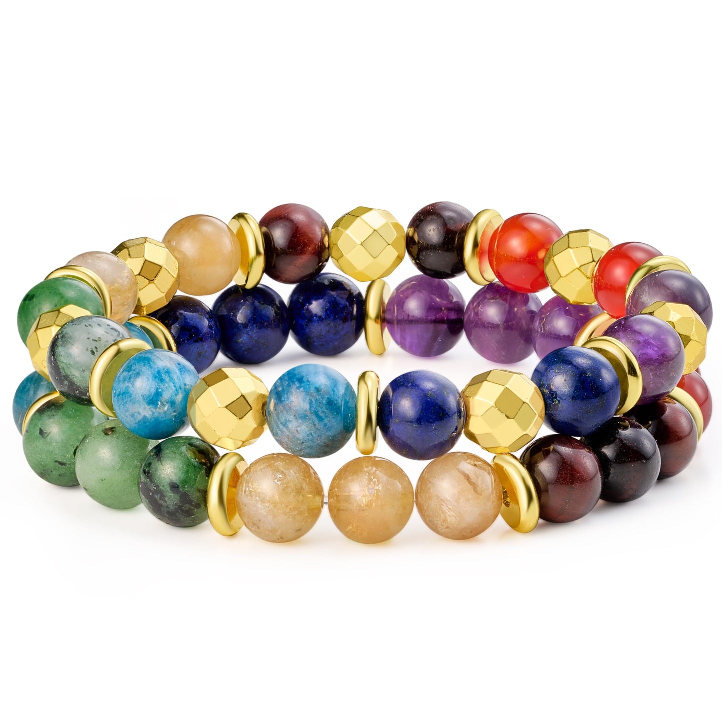 Natural Healing Crystal Bead Bracelet