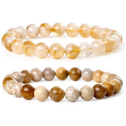 Natural Healing Crystal Bead Bracelet