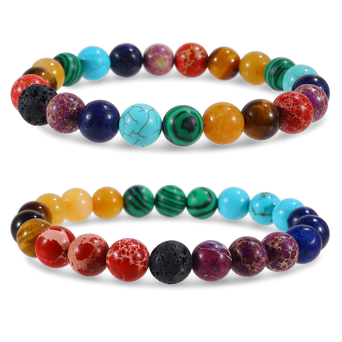 Natural Healing Crystal Bead Bracelet